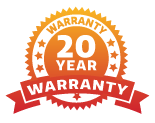 Solar Stack Footer Icons Warranty Logo